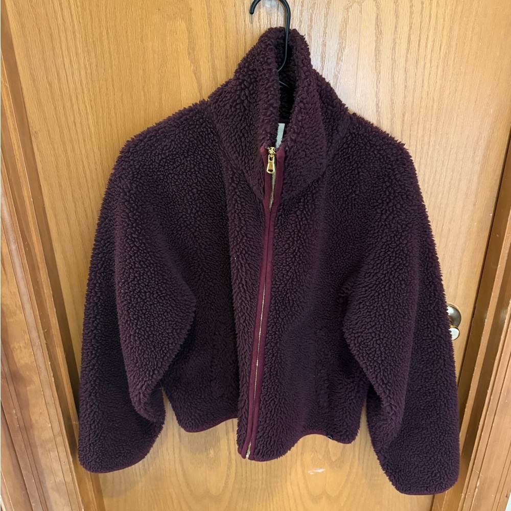Varley Plum Sherpa Full Zip